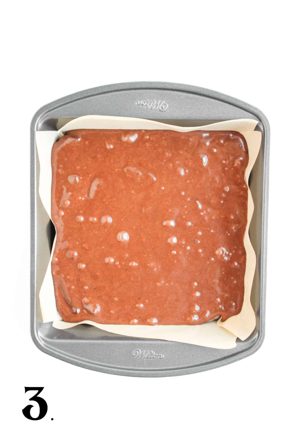 How to Make Pecan Pie Brownies Step 3