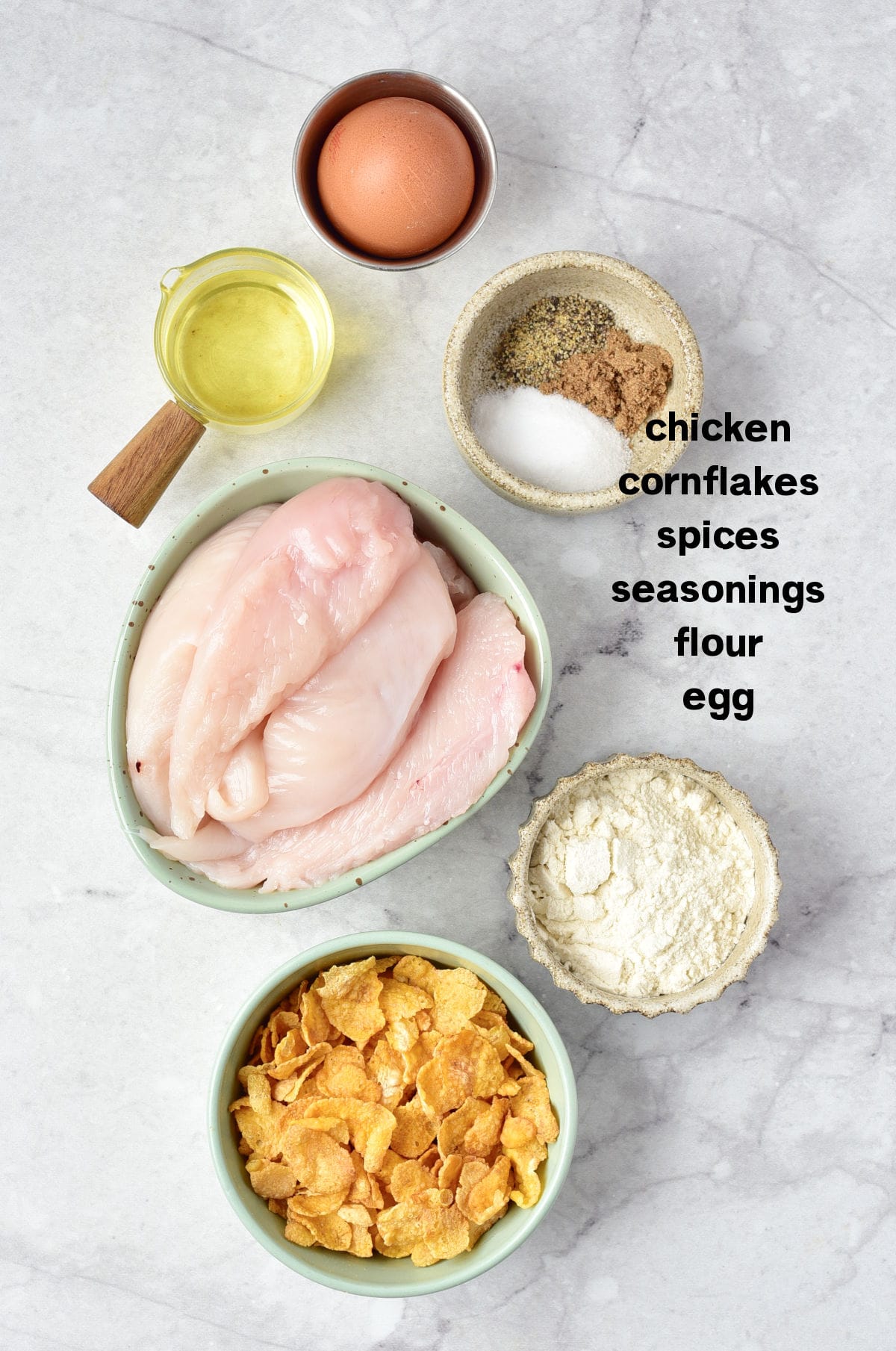 Cornflake Chicken Ingredients
