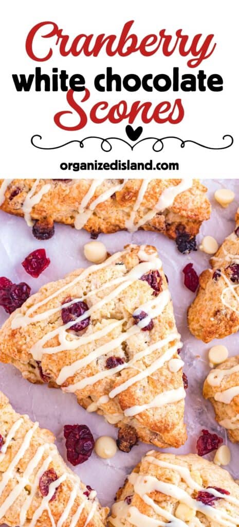 Cranberry White Chocolate Scones