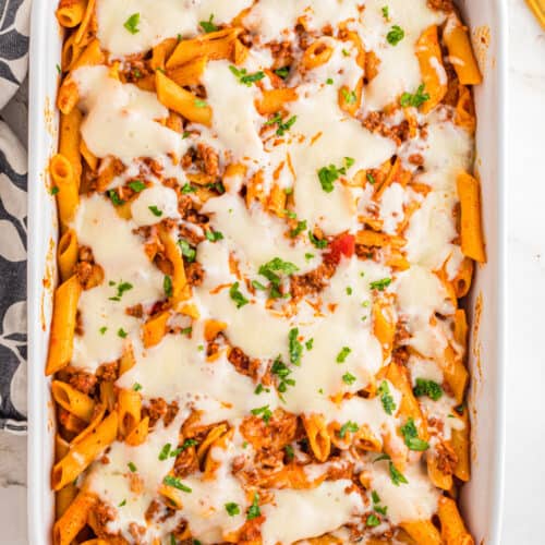 Easy Ground Beef and Pasta Bake