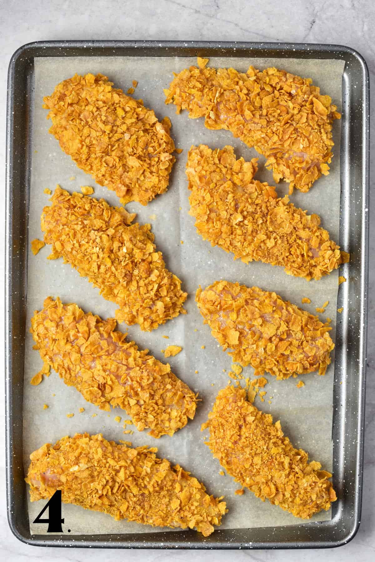 How to MAke Cornflake Chicken Step 4