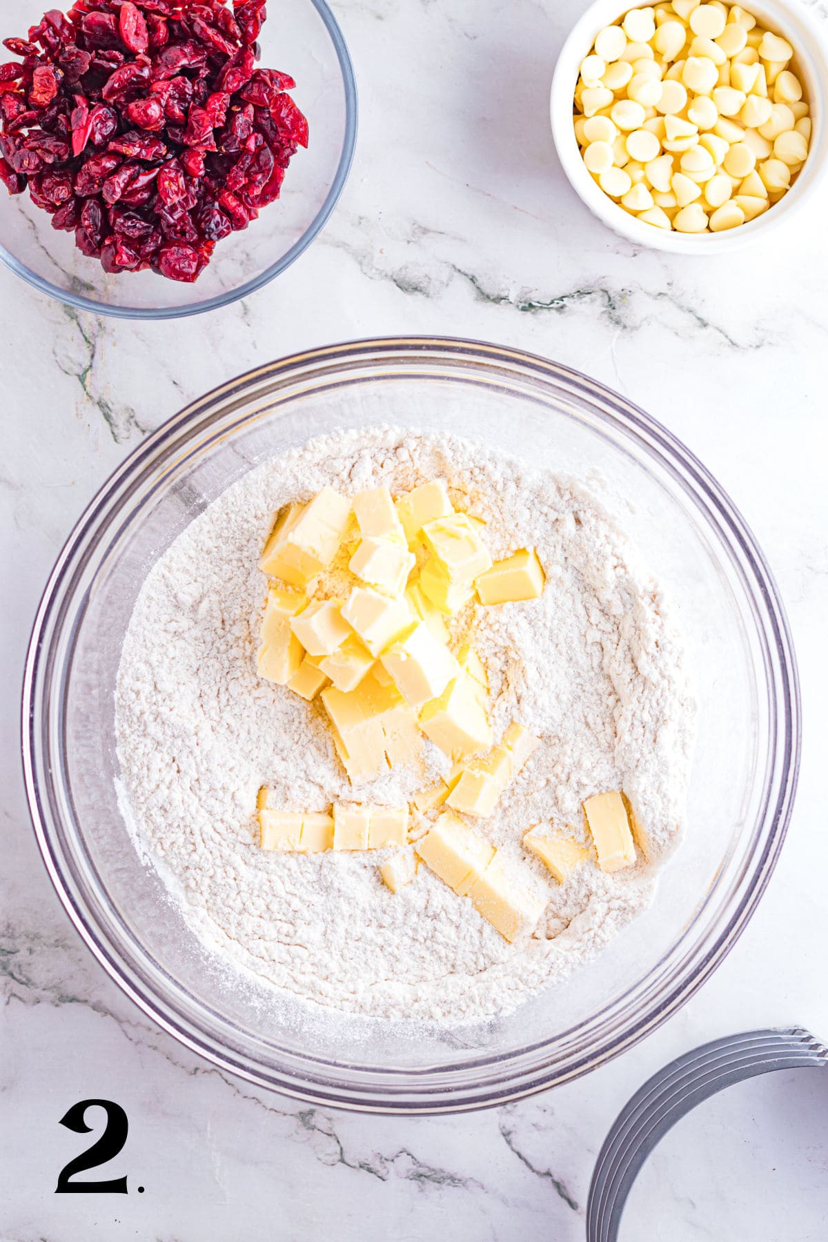 How to Make Cramberry White Chocolate Scones Step 2