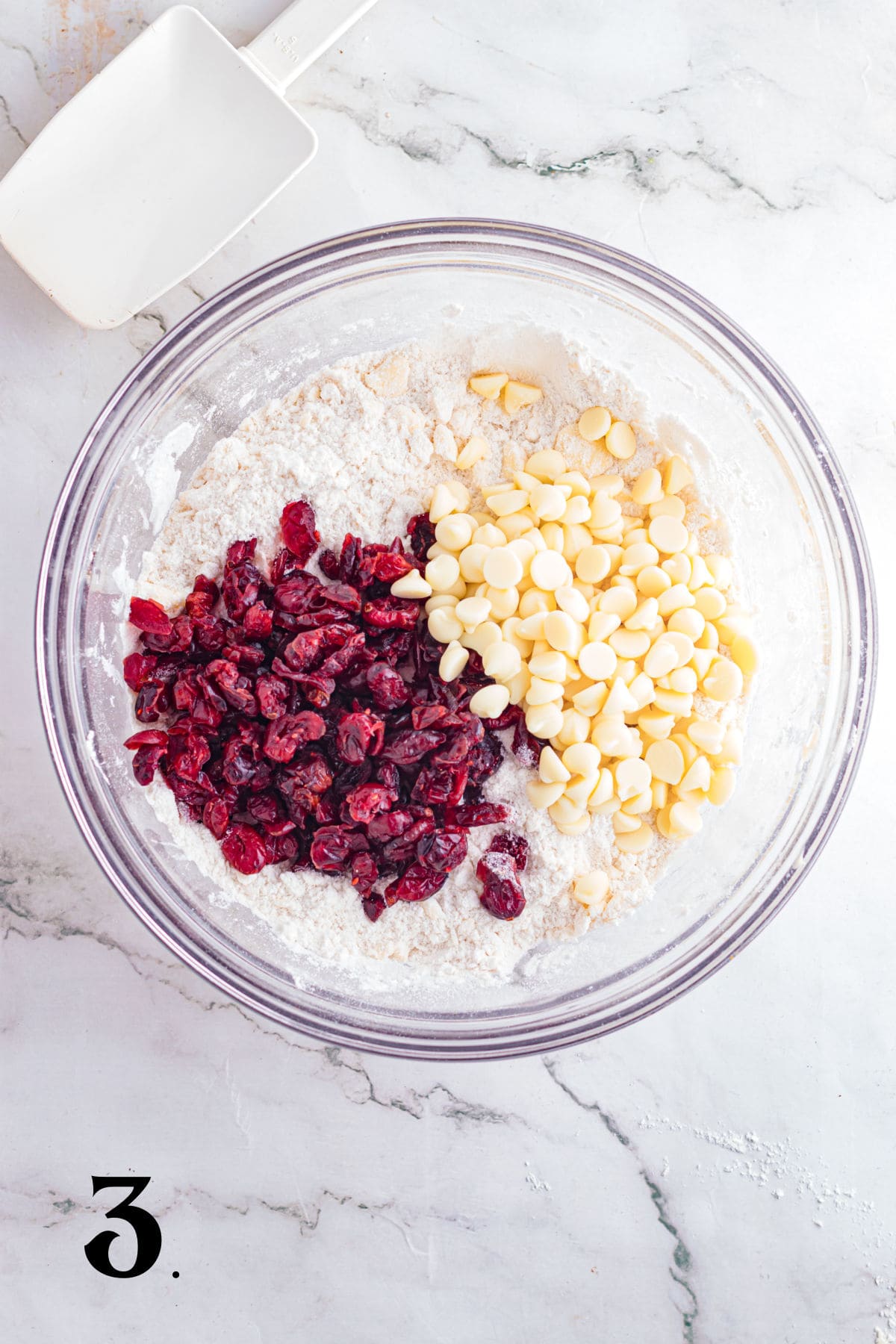 How to Make Cramberry White Chocolate Scones Step 3