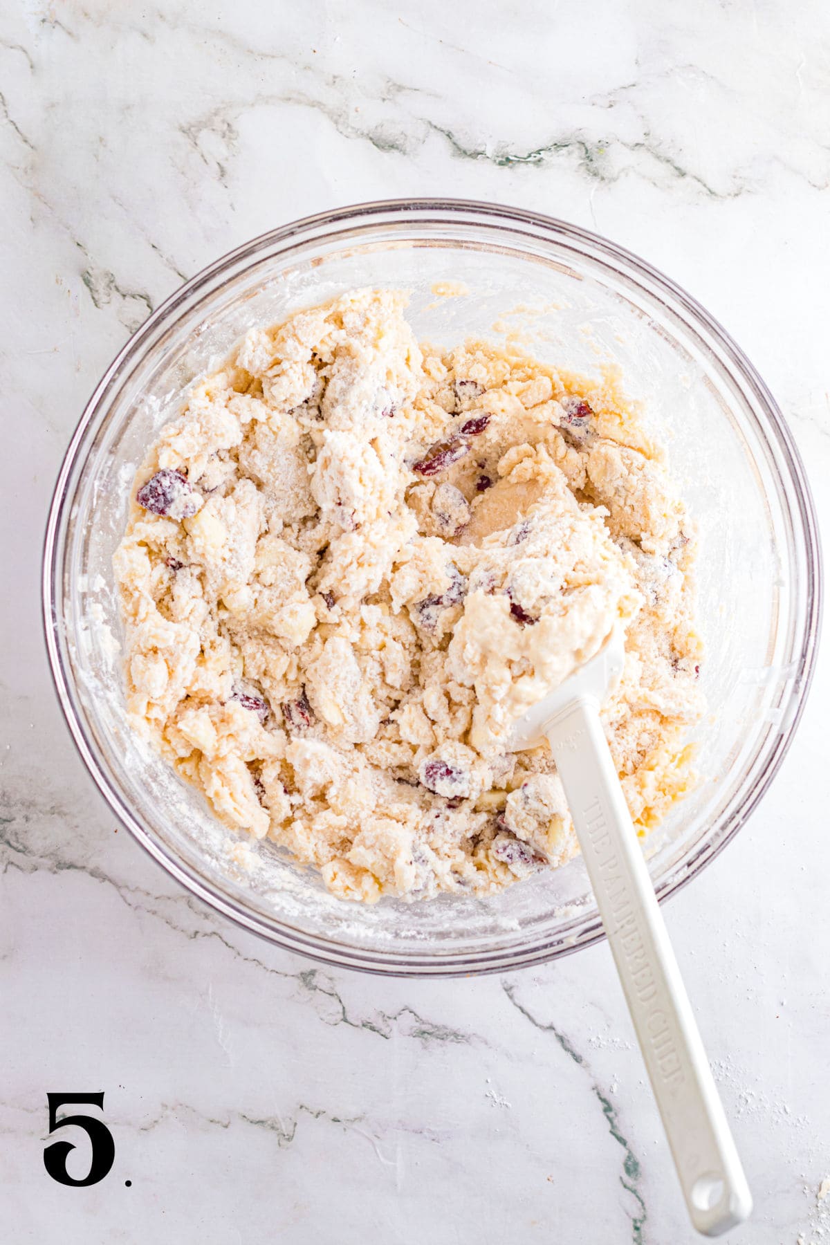 How to Make Cramberry White Chocolate Scones Step 5