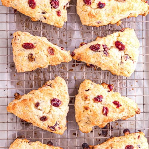 How to Make Cramberry White Chocolate Scones Step 8