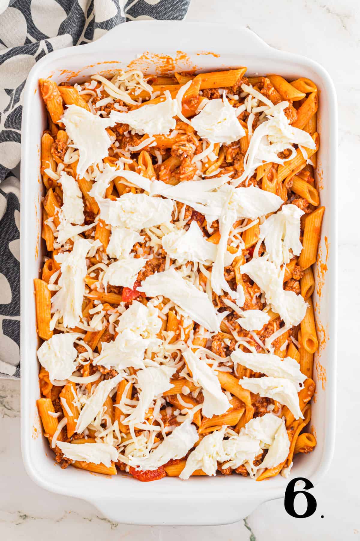 How to Make Ground Beef and Pasta Bake Step 6