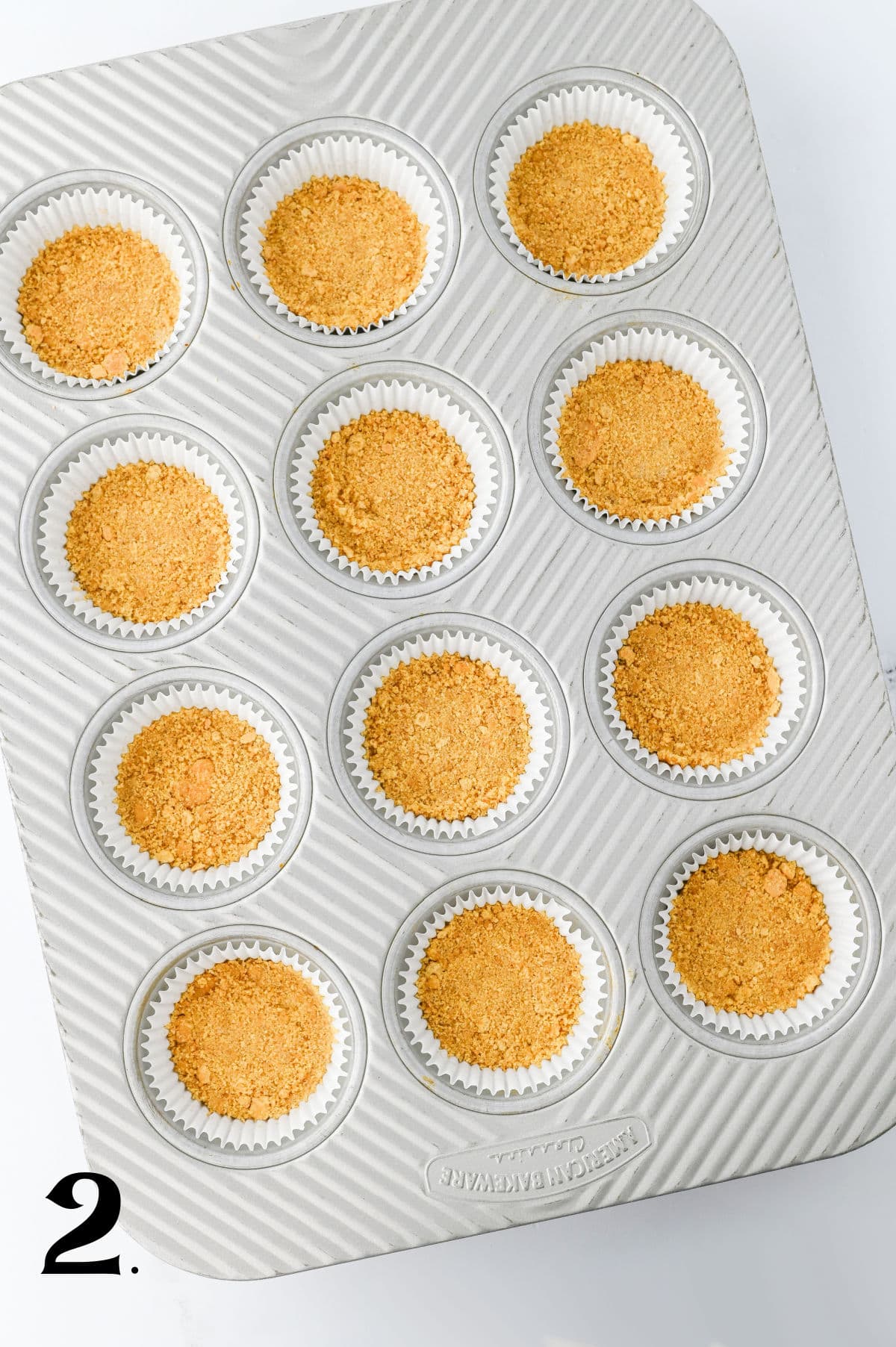 How to Make Mini Pumpkin Cheesecakes Step 2
