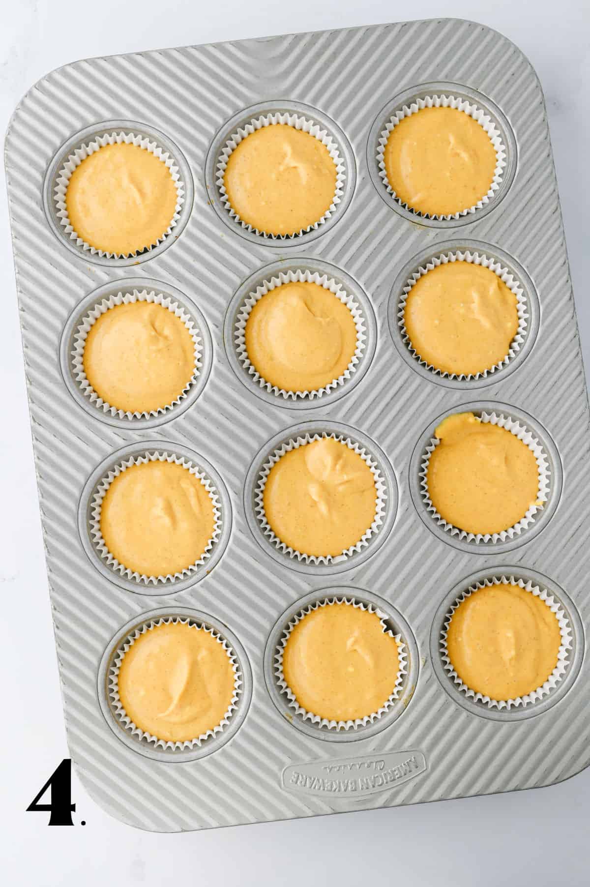 How to Make Mini Pumpkin Cheesecakes Step 4