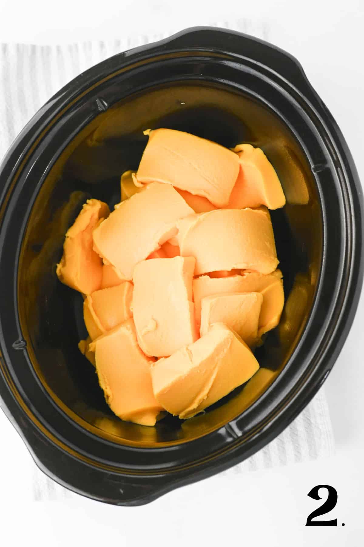How to Make Velveeta cheese Step 2