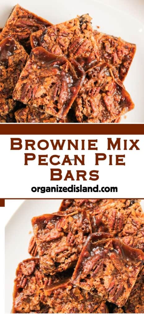 Brownie Mix Pecan Pie Bars
