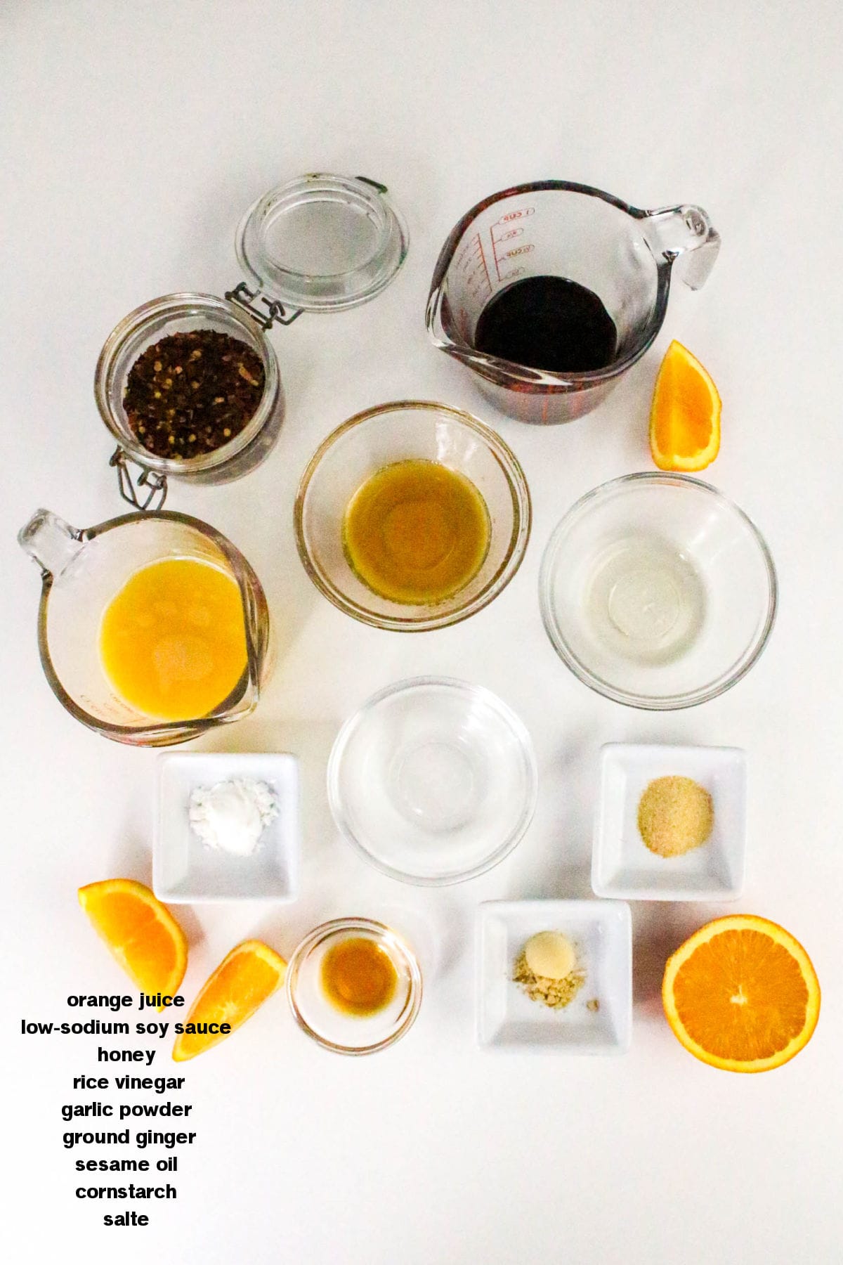 Teriyaki Orange Sauce Ingredients