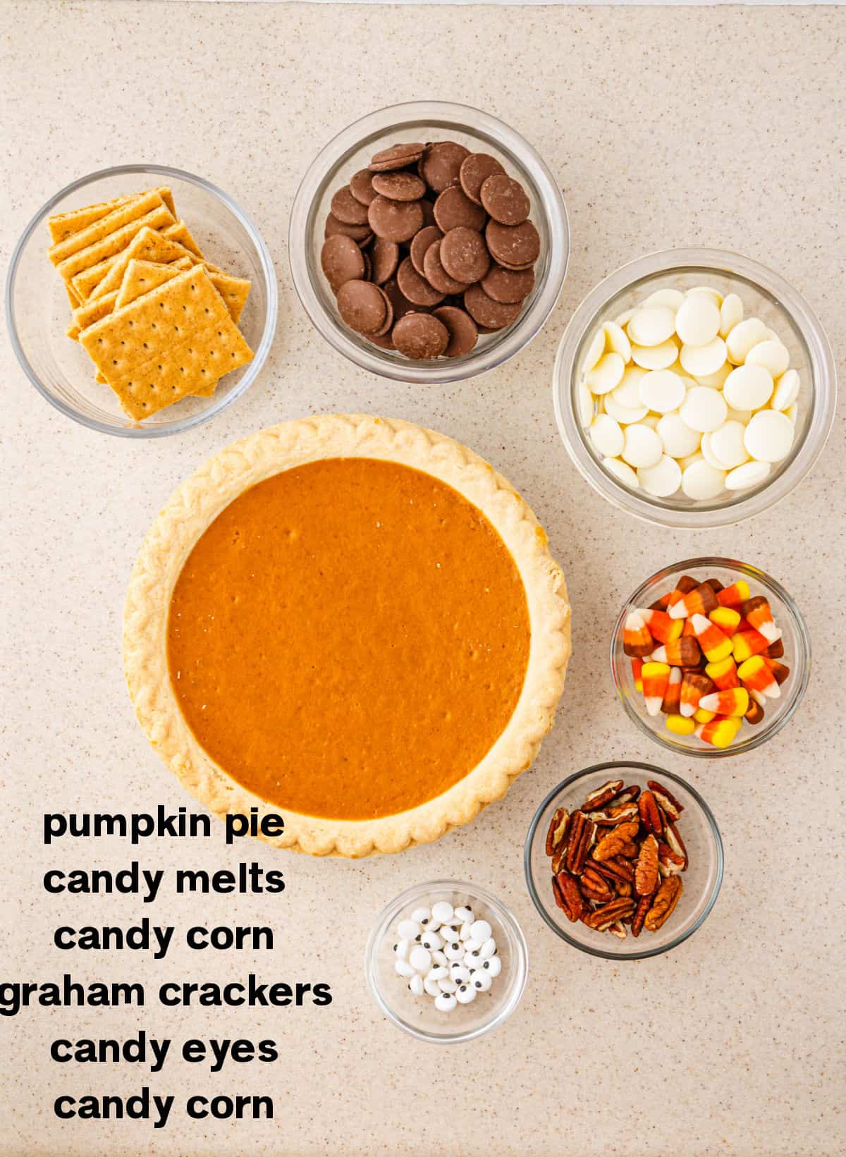 Turkey Pumpkin Pie Balls Ingredients