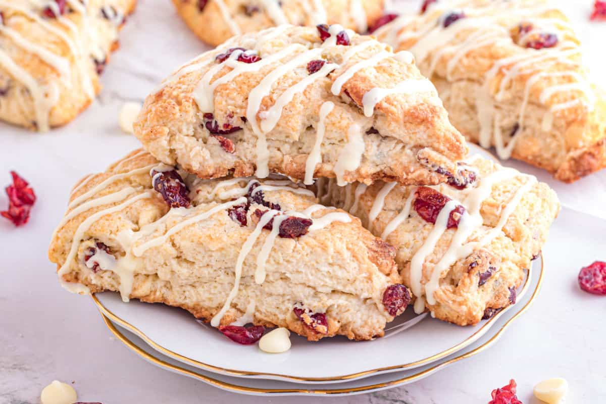 White Chocolate and Cranberry Scones Recipe