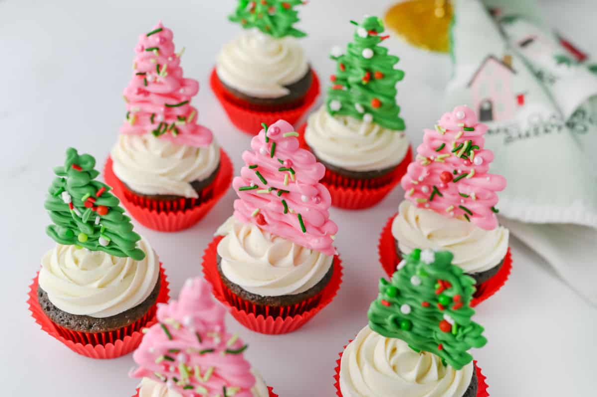 Best Christmas Tree Cupcakes