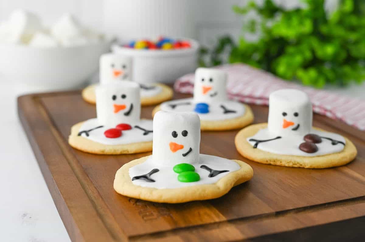 Best Melted Snowman cookies