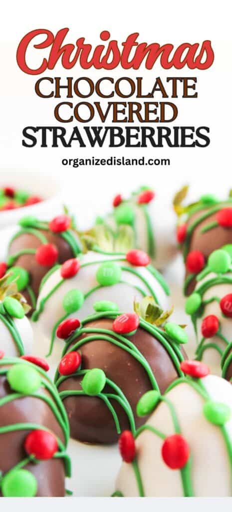 Christmas Chocolate Covered Strawberries