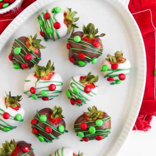 Christmas Chocolate Covered Strawberries Recipe