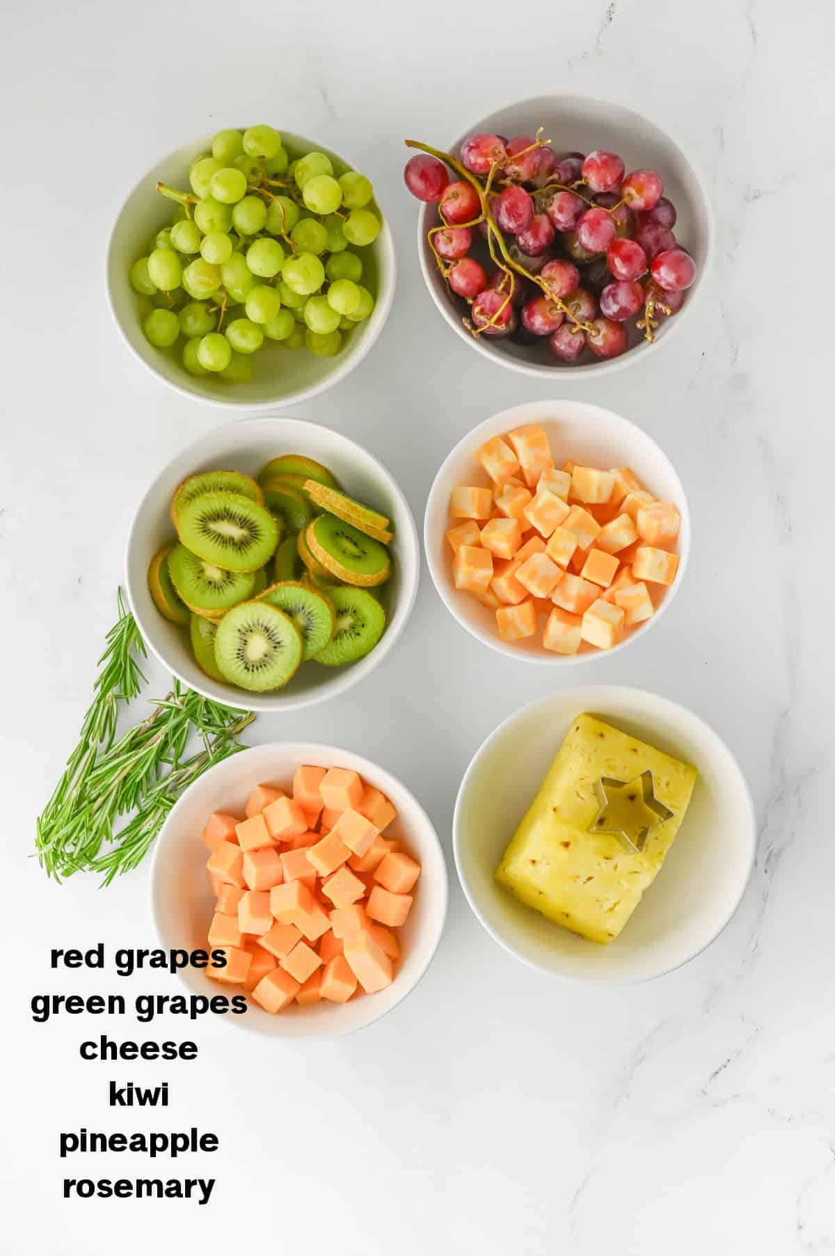Christmas Fruit Tray Ingredients
