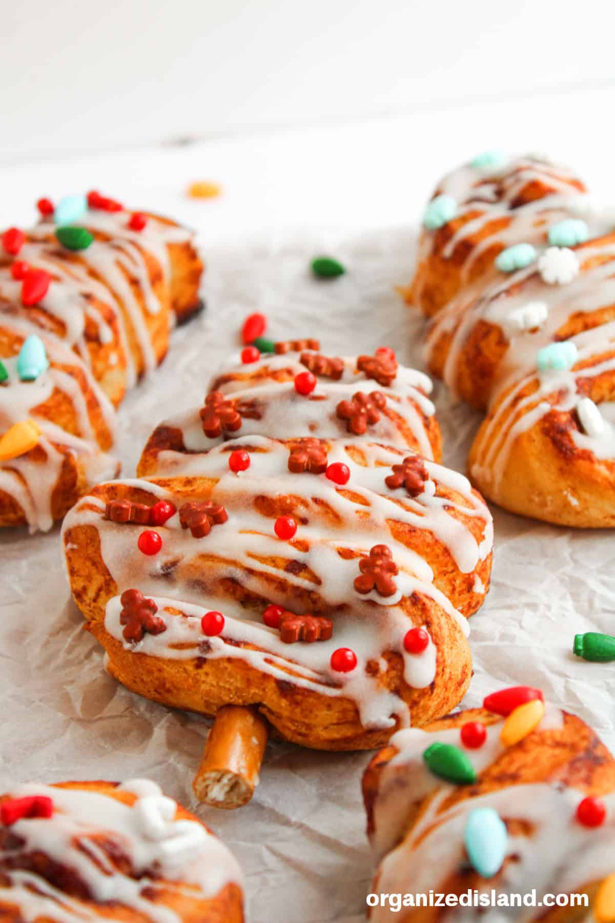 Christmas Tree Cinnamon Rolls