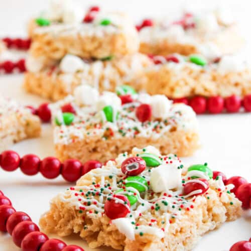 Easy Christmas Rice Krispie Treats