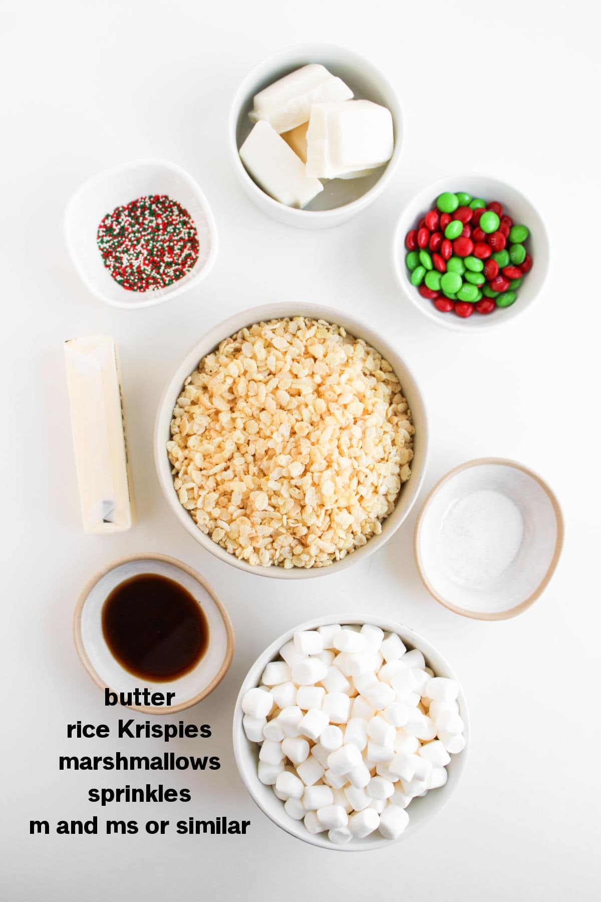 EEasy Christmas Rice Krispie Treats Ingredients