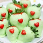 Grinch Dipped Strawberries