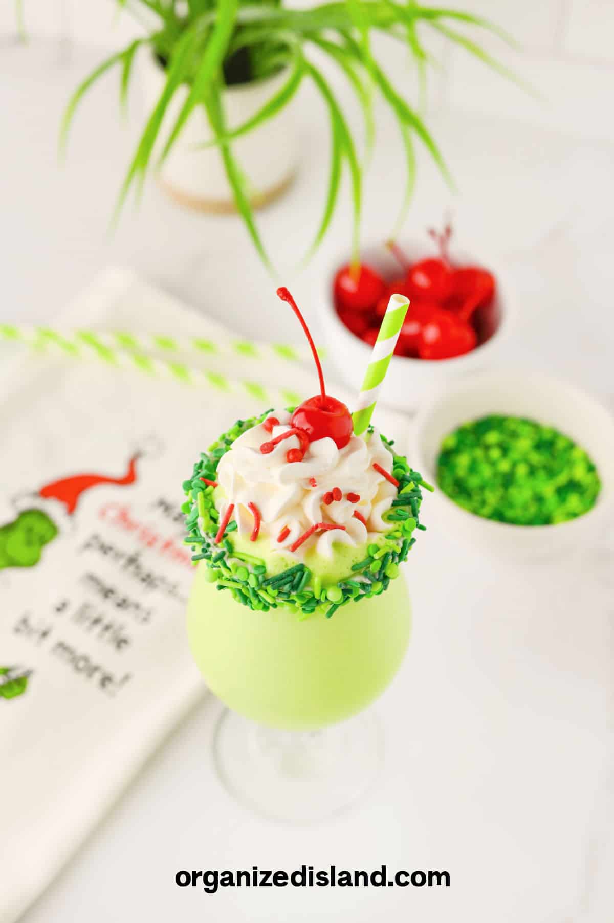 Grinch Milkshake Recipe