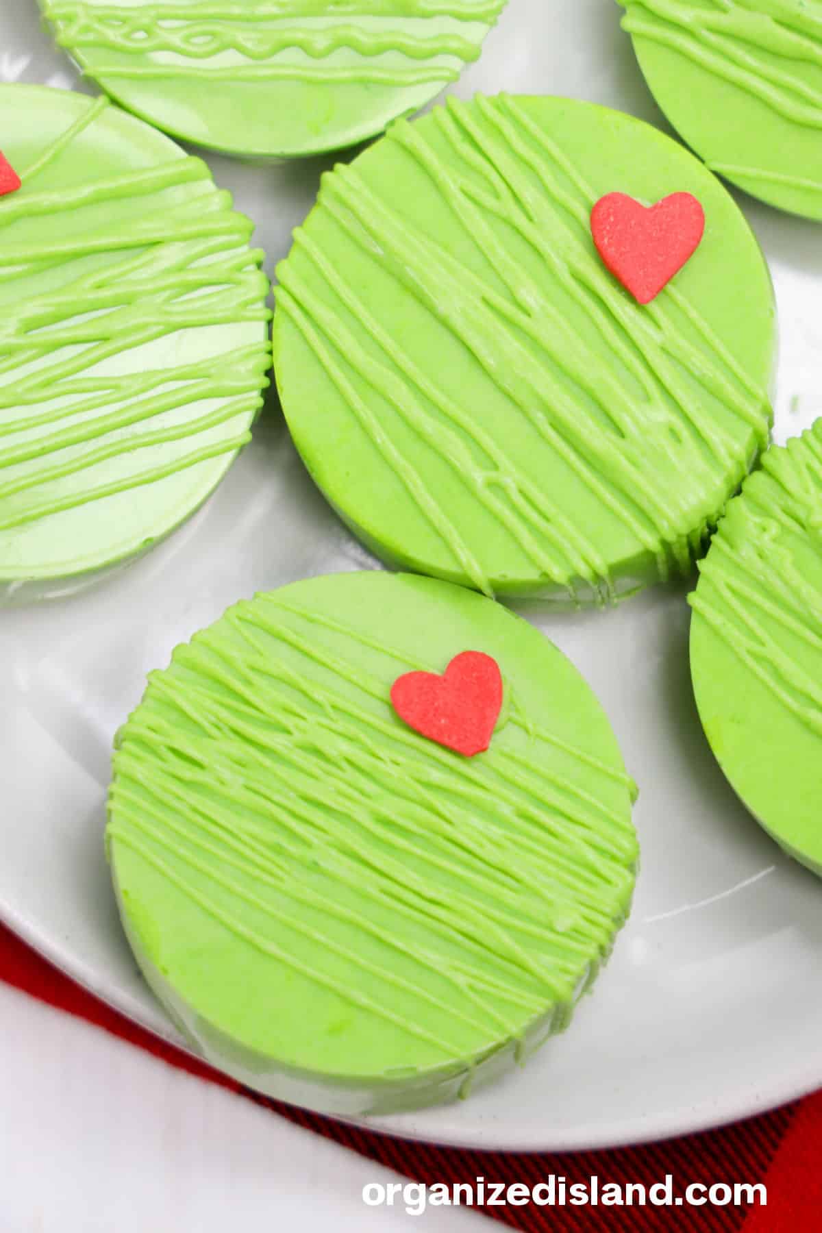 Grinch Oreo Cookies