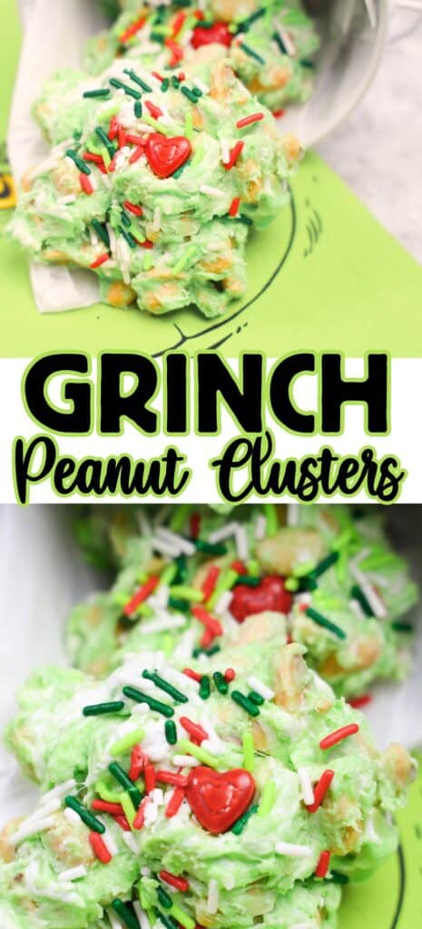 Grinch Peanut Clusters