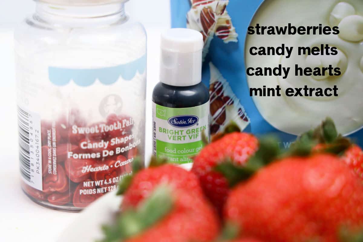 Grinch Strawberries Ingredients