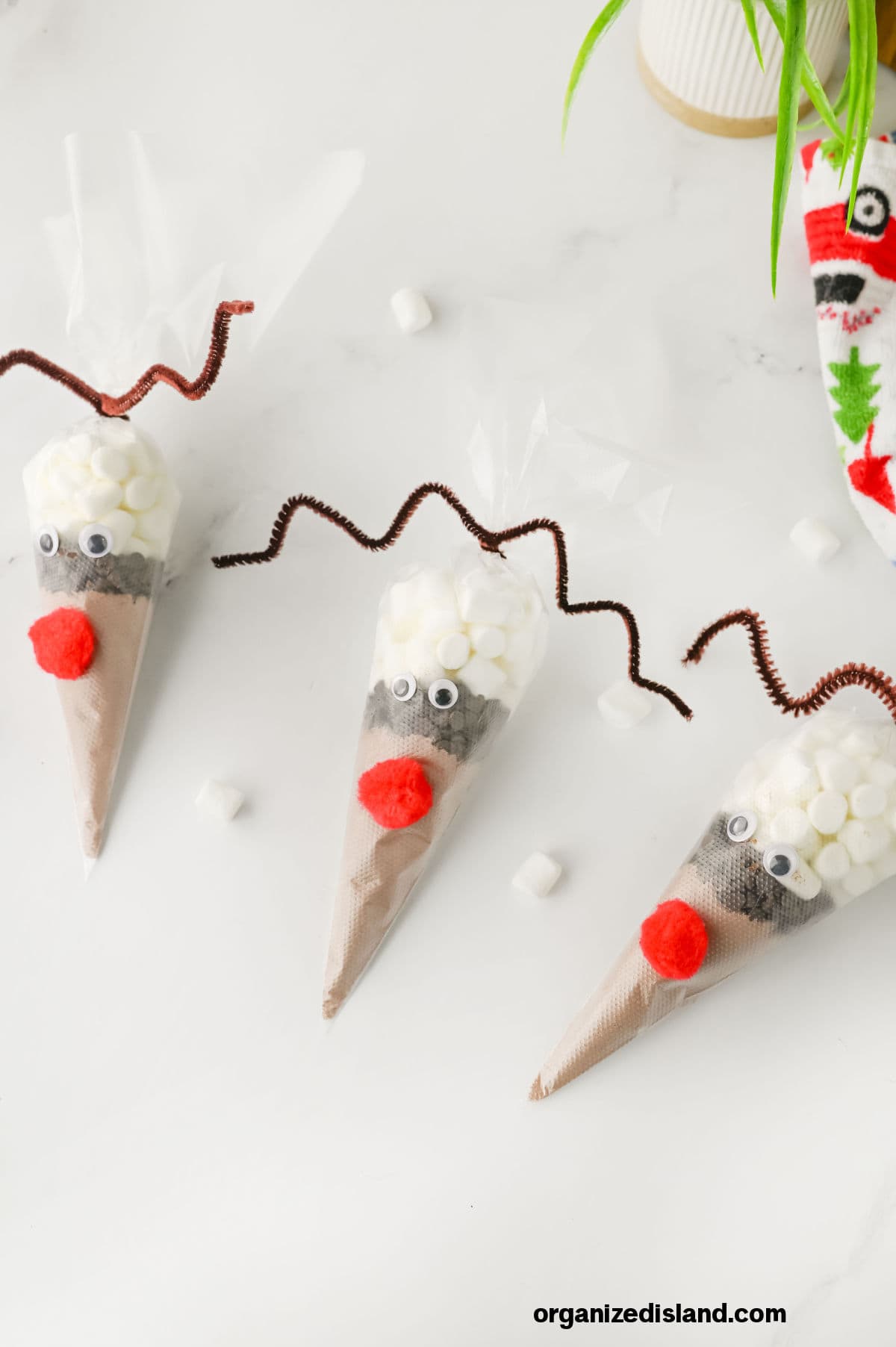 Homemade Reindeer Hot Chocolate Idea