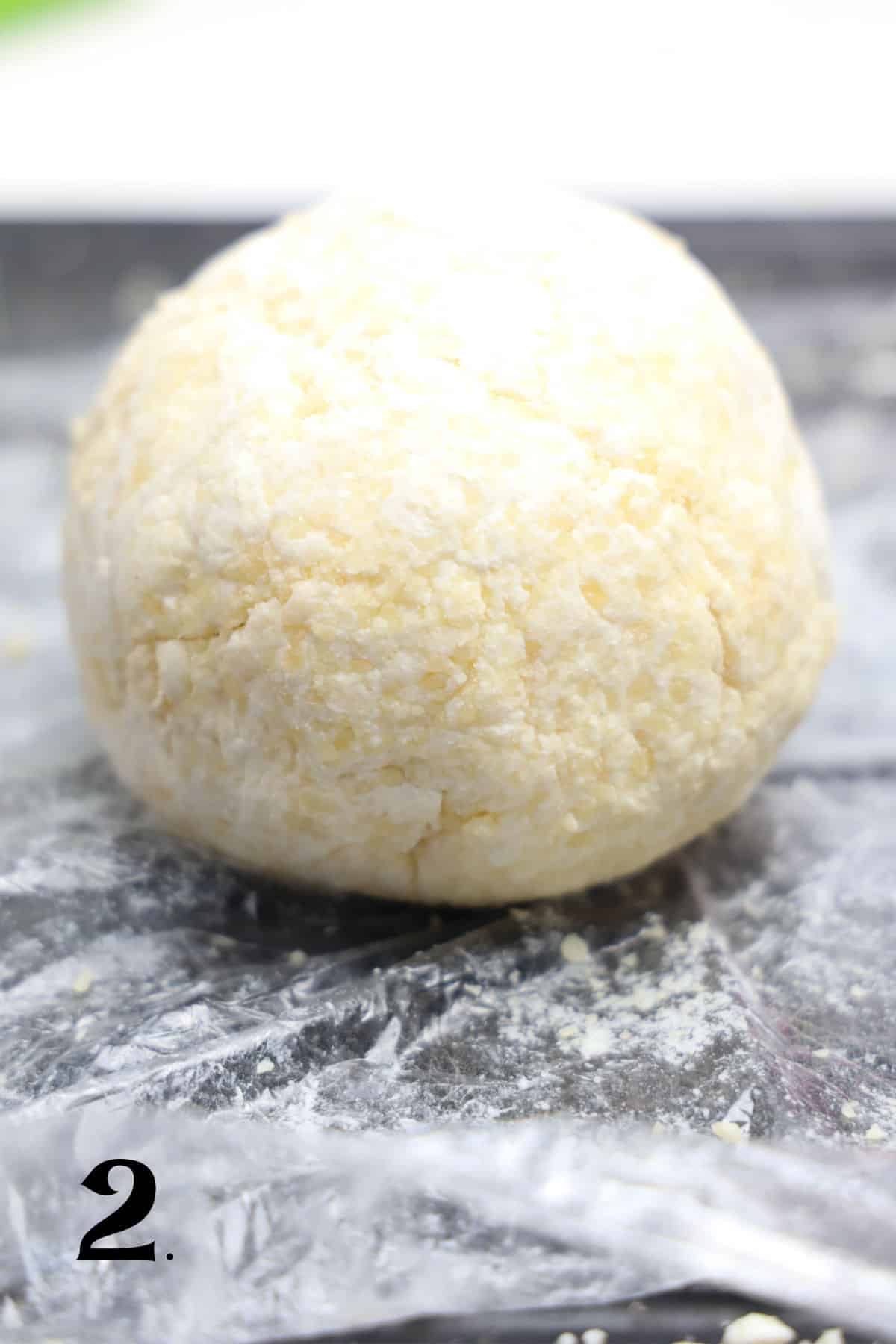 How To Make a Cranberry Cheese Ball Step 2