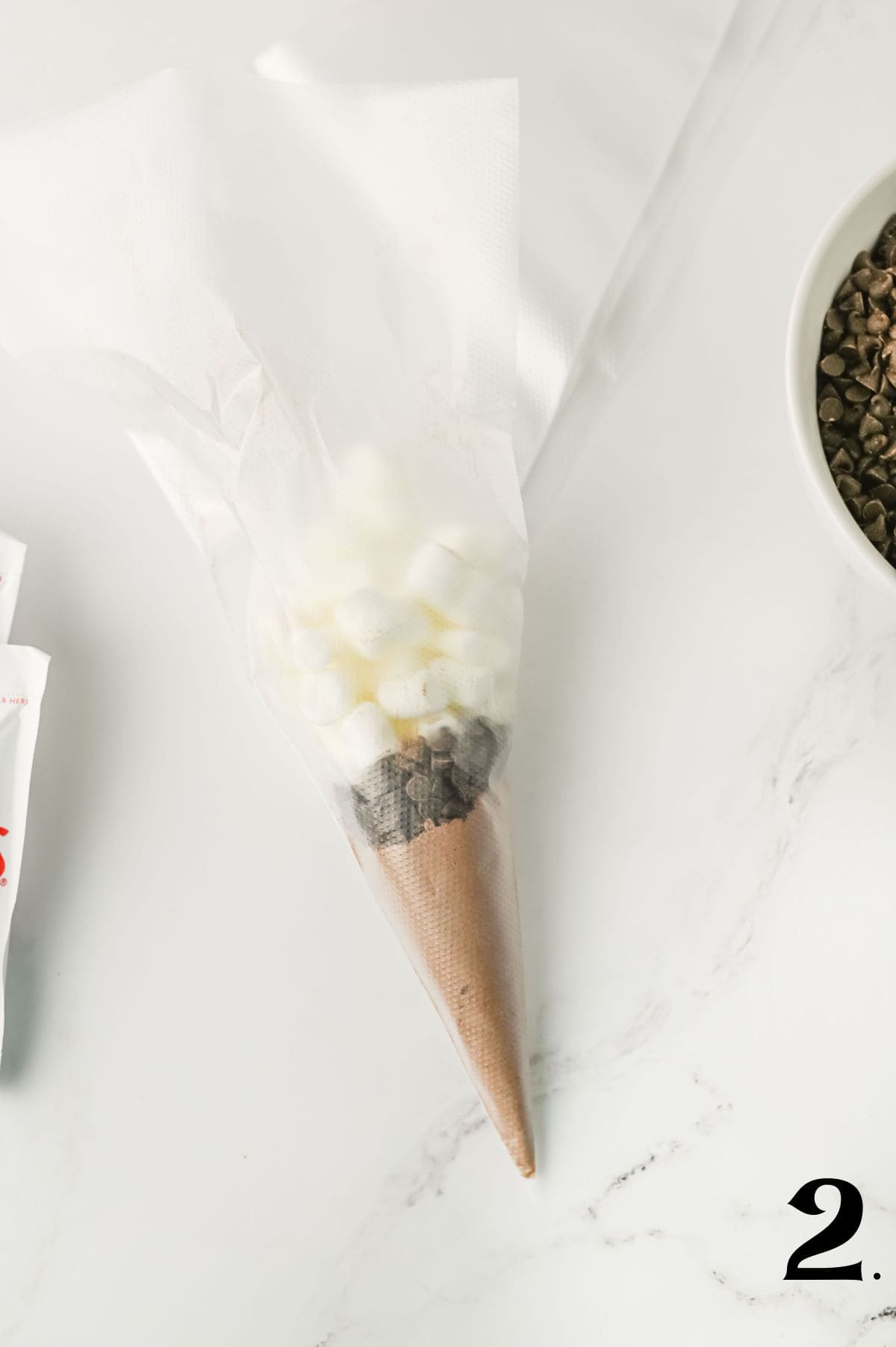 How to MAke Homemade Hot Chocolate Gift Step 2
