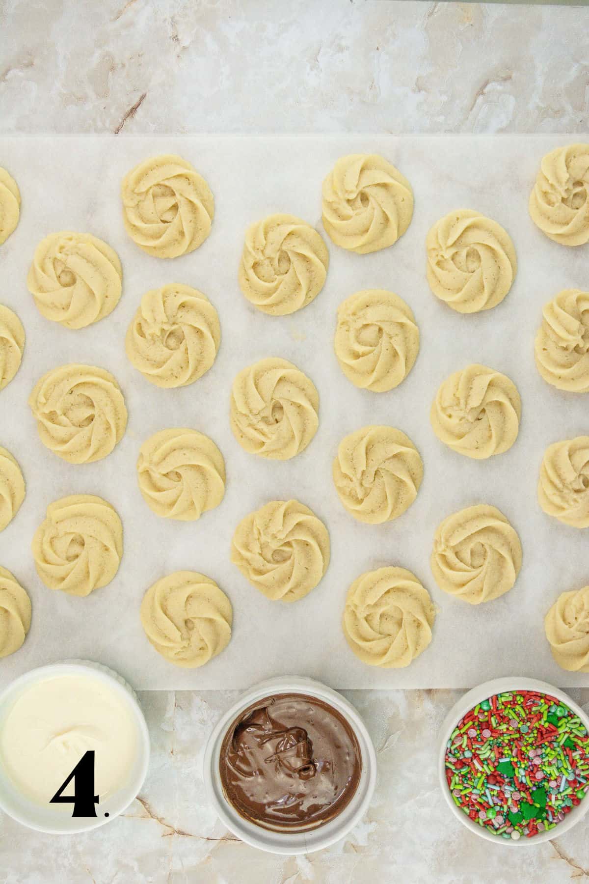 How to Make Christmas Butter Cookies Step 4