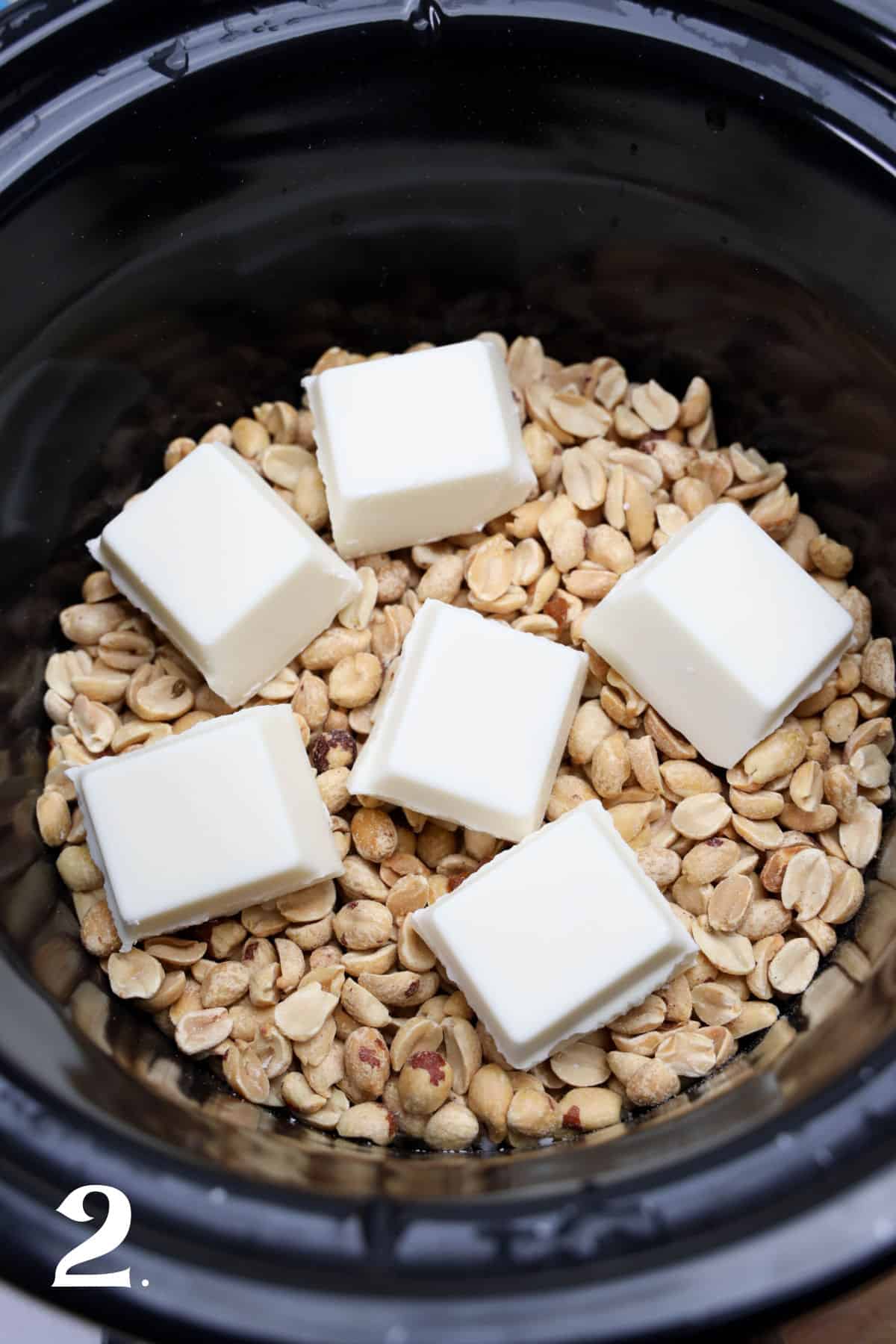 How to Make Grinch Peanut Clusters Step 2