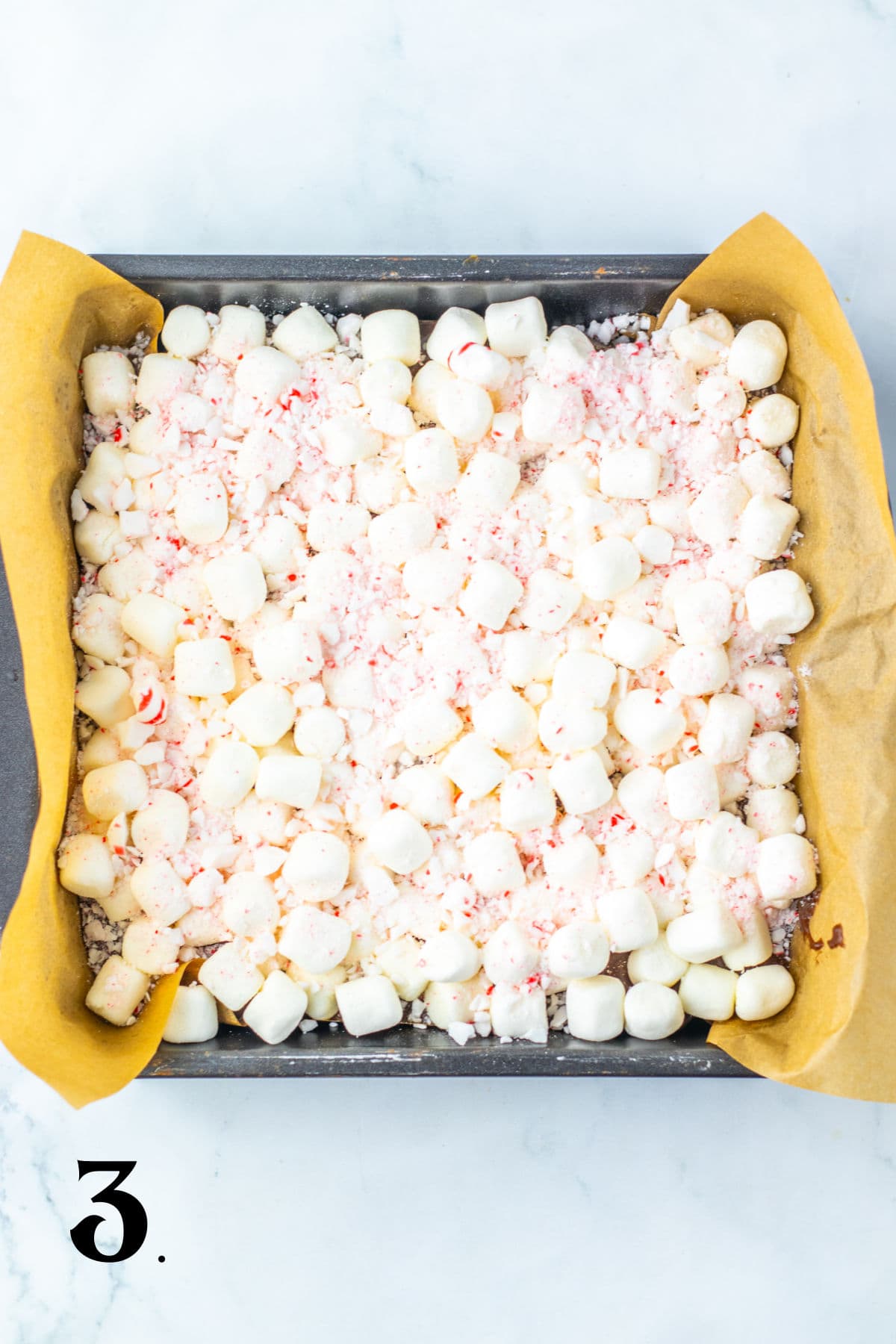 How to Make Hot Chocolate peppermint Fudge - Step 3