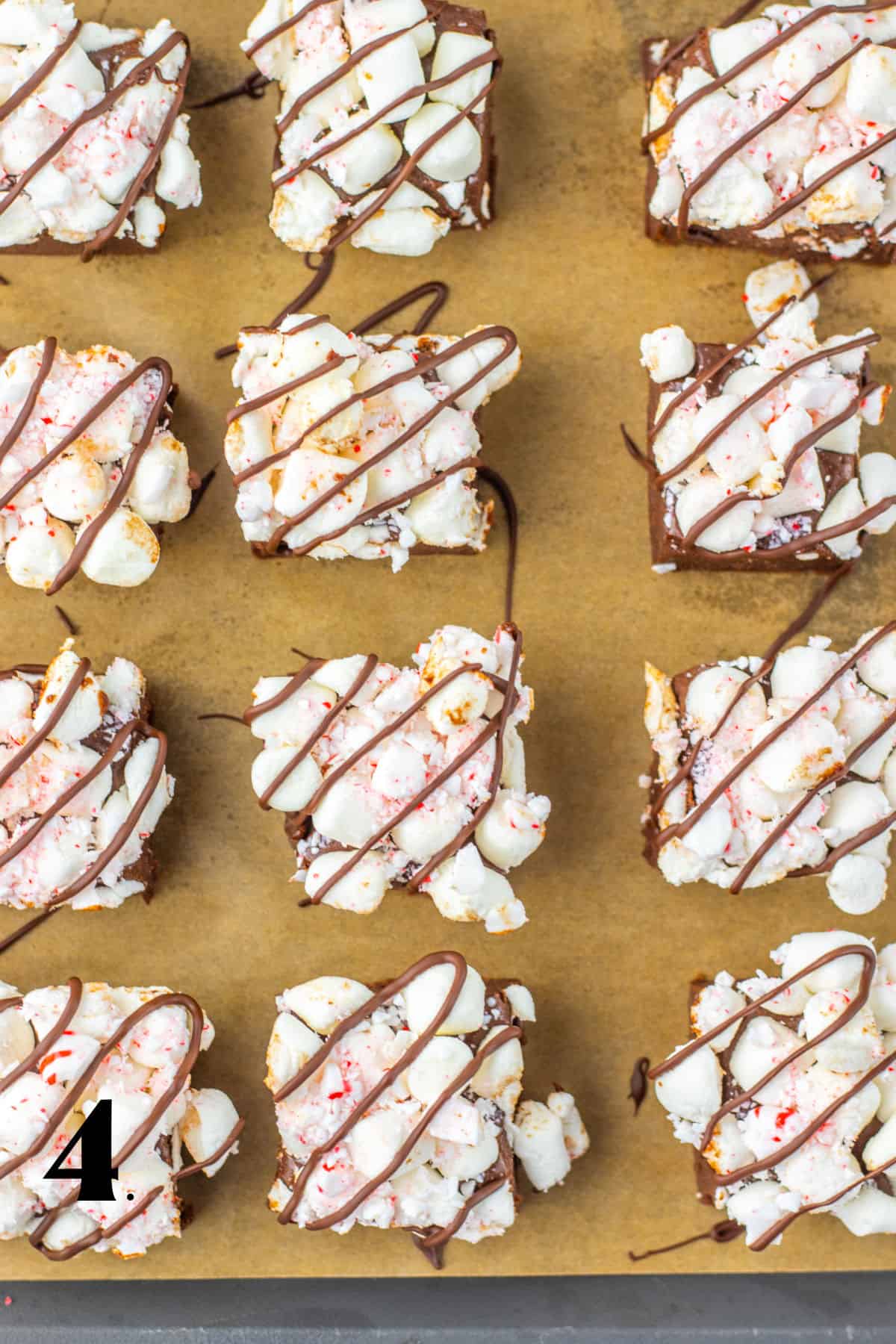 How to Make Hot Chocolate peppermint Fudge - Step 4
