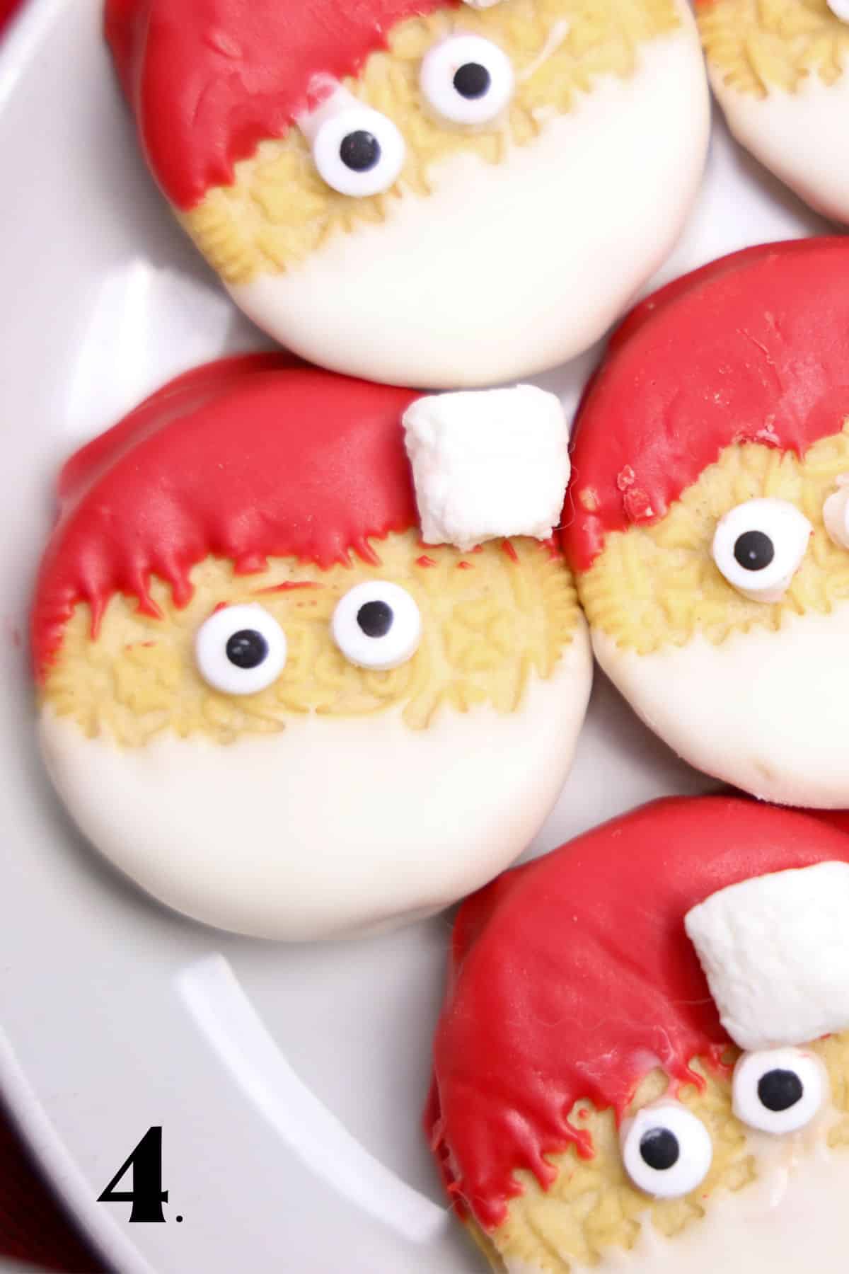 How to Make Santa Oreos Step 4