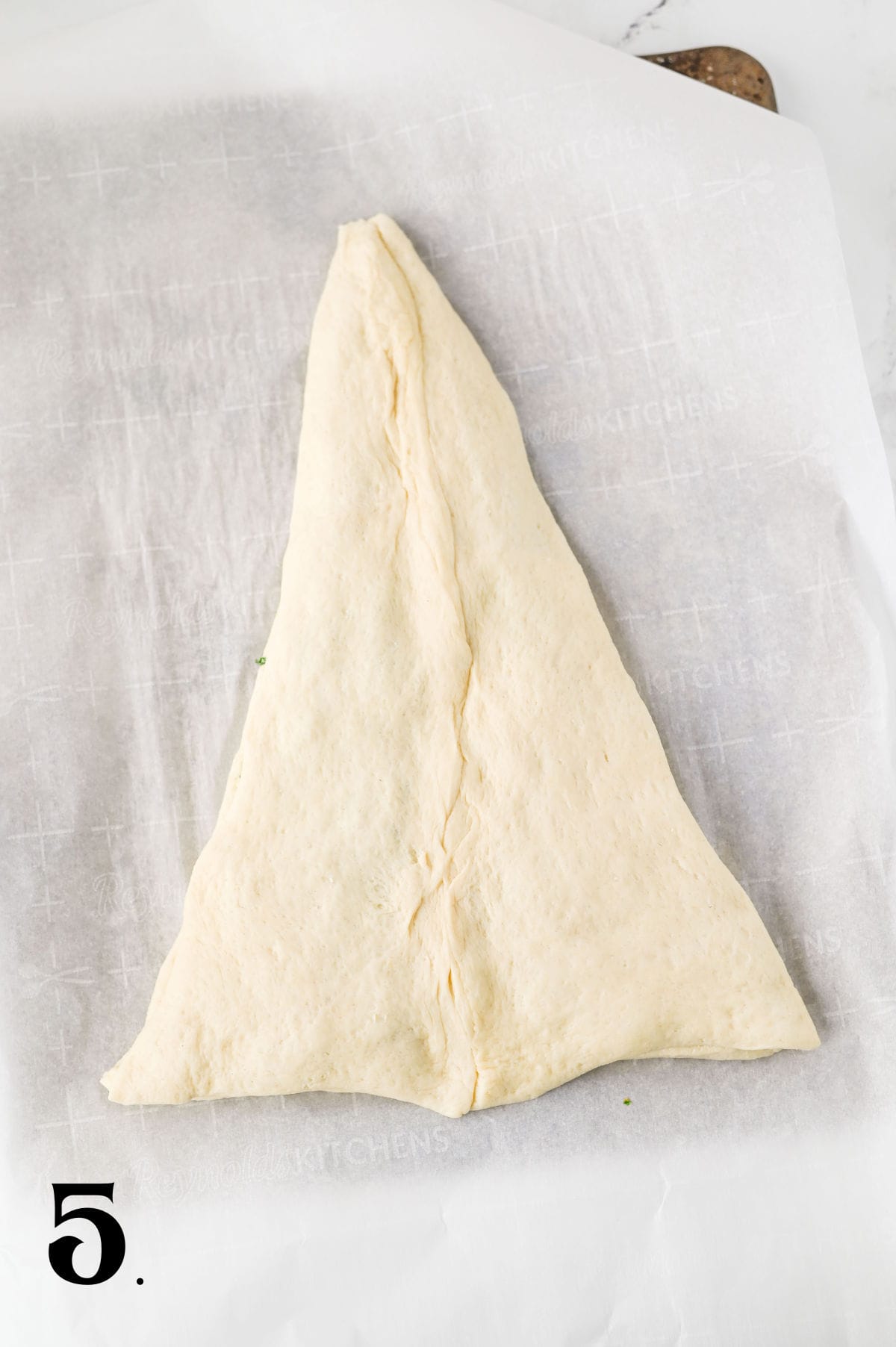 How to Make Spinach Dip Christmas Tree Step 5
