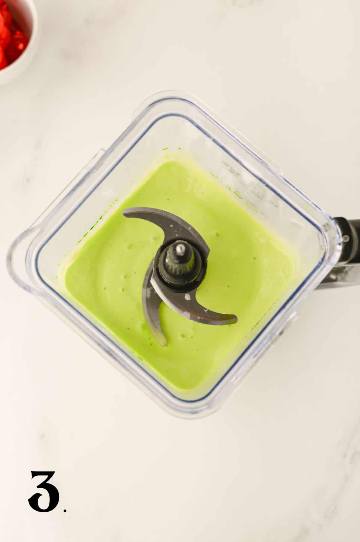 How to Make a Grinch Milkshake Step 3
