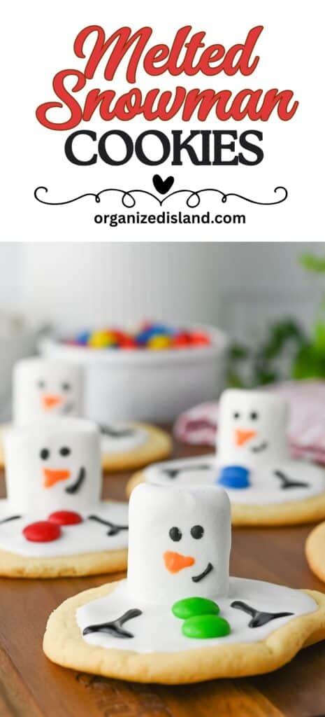 Melted Snowman Cookies