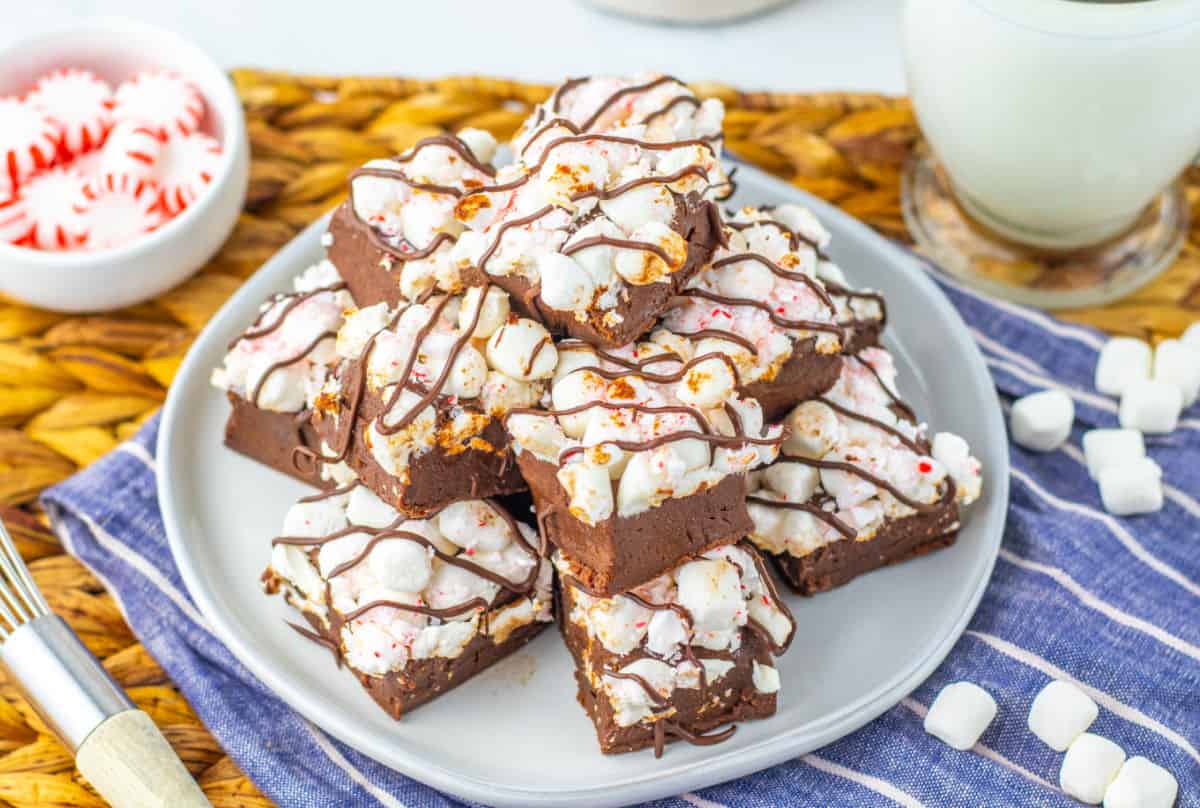 Best Milk Chocolate Peppermint Fudge