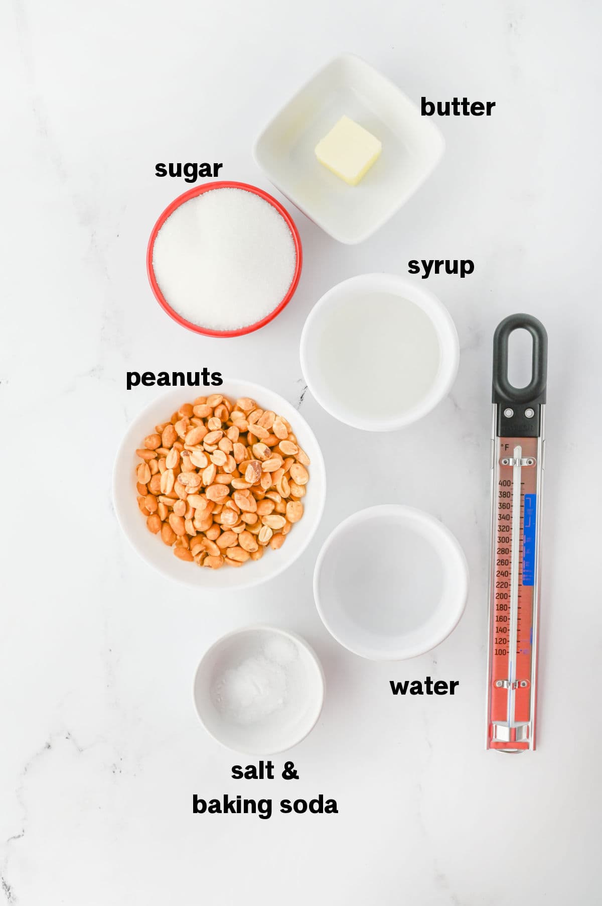 Old Fashioned Peanut Brittle Ingredients