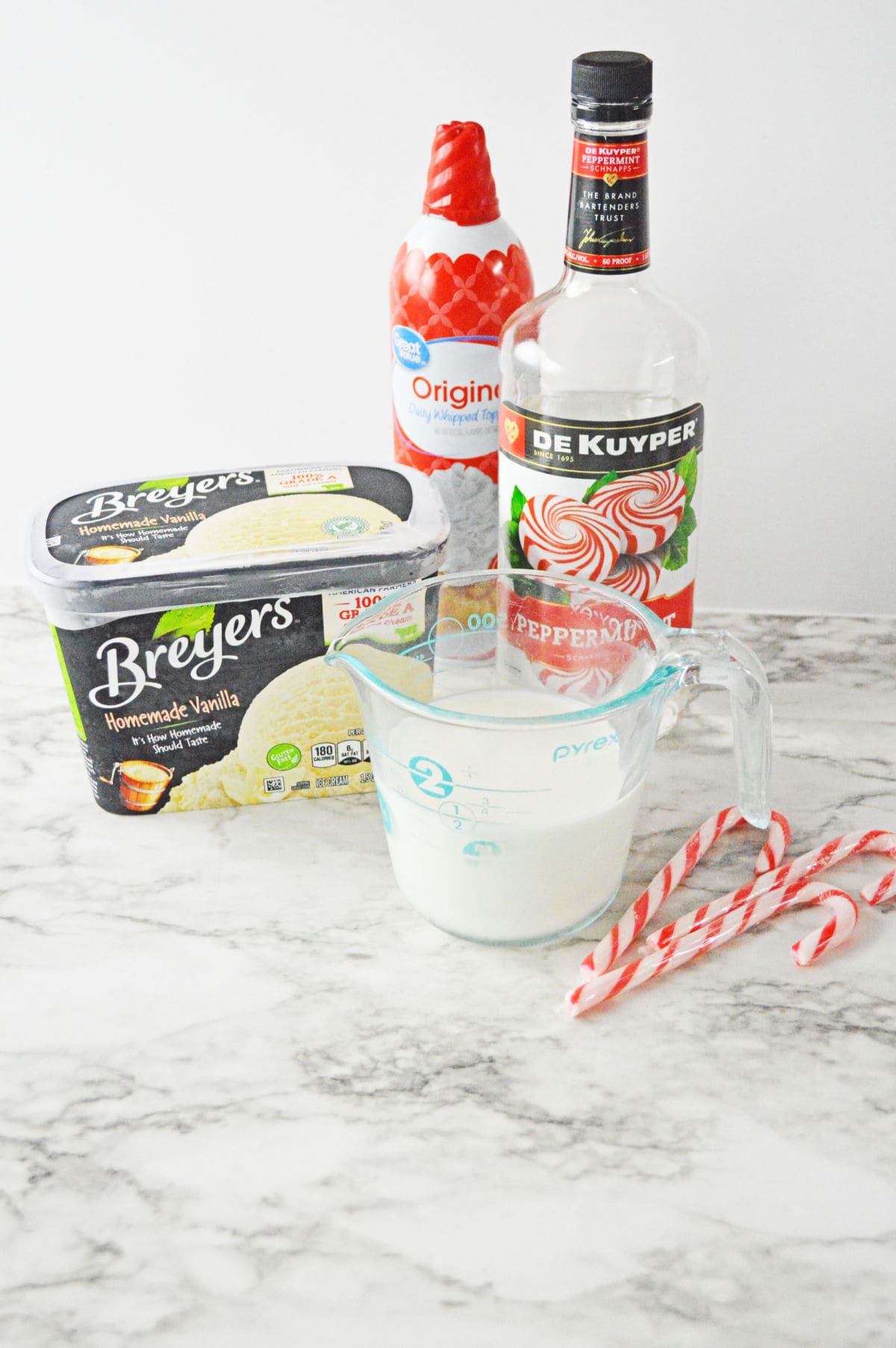 Peppermint Cocktail Shake Ingrdients