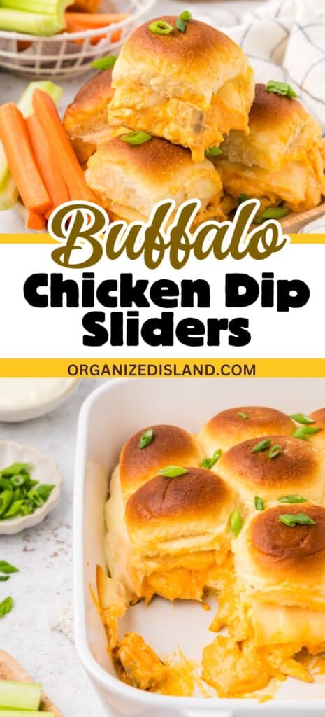 Buffalo Chicken Dip Sliders
