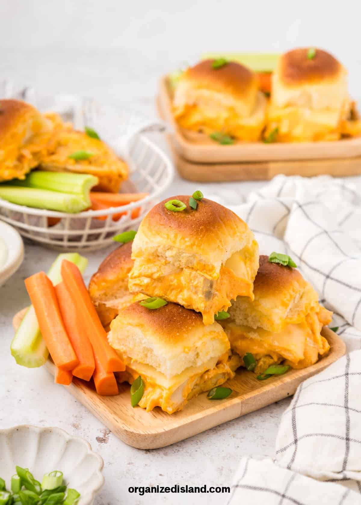 Buffalo Chicken Dip Sliders