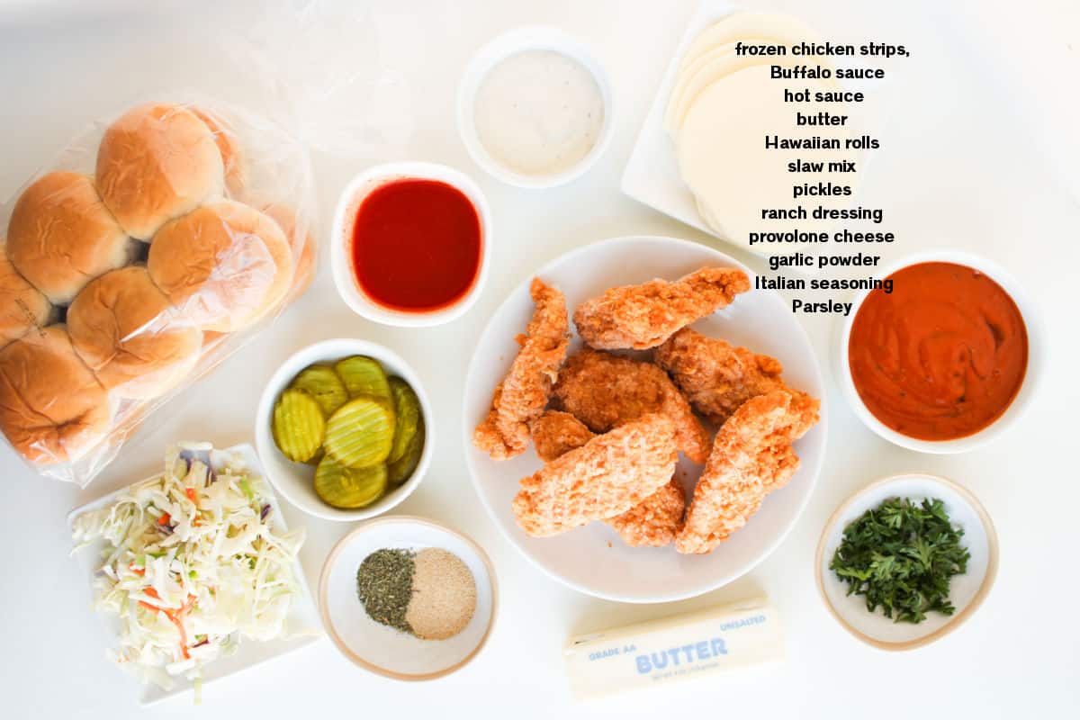\Buffalo Chicken Sliders Ingredients