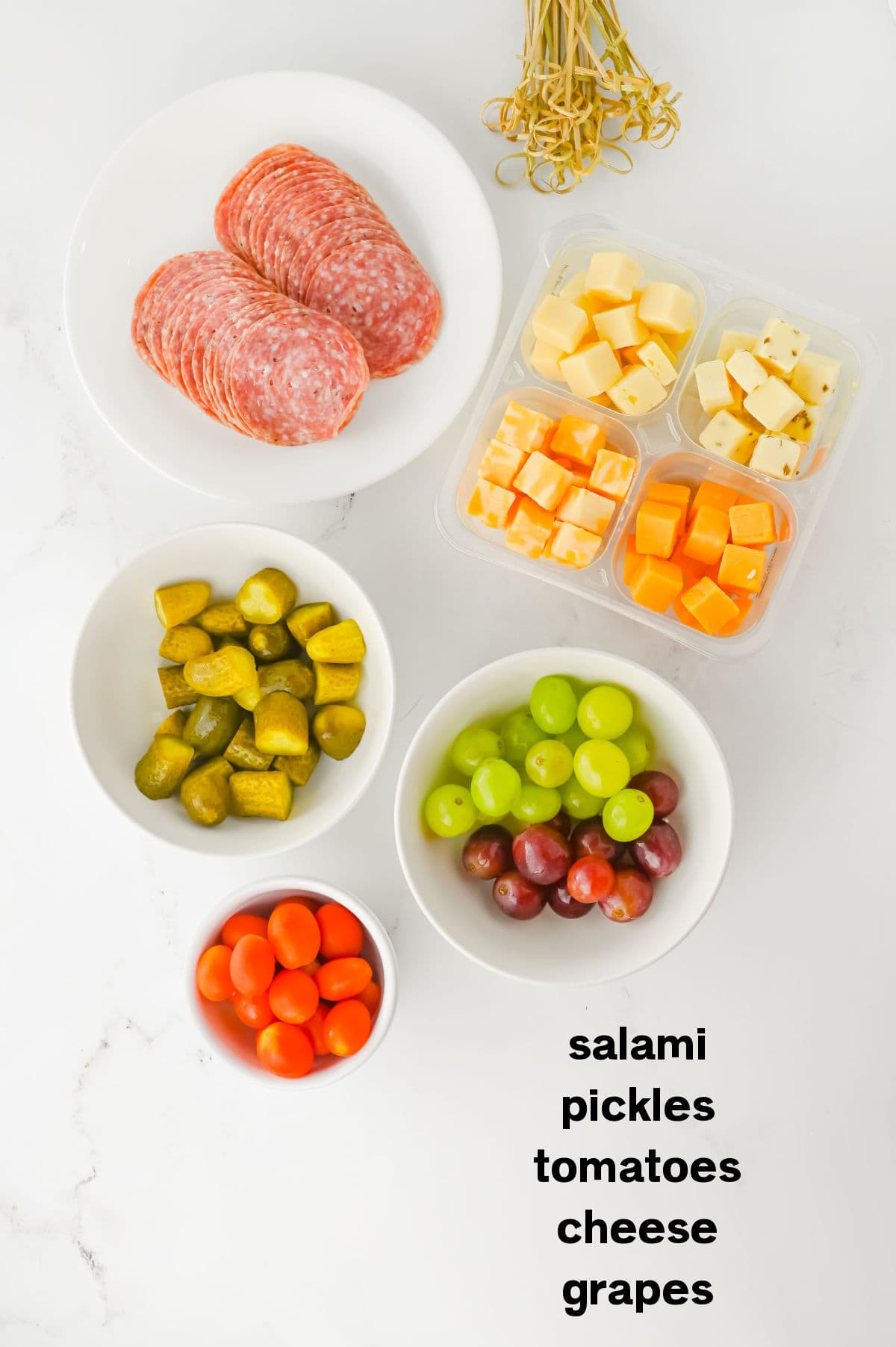 Charcuterie Skewers ingrdients
