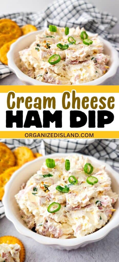 Cream Cheese Ham Dip )