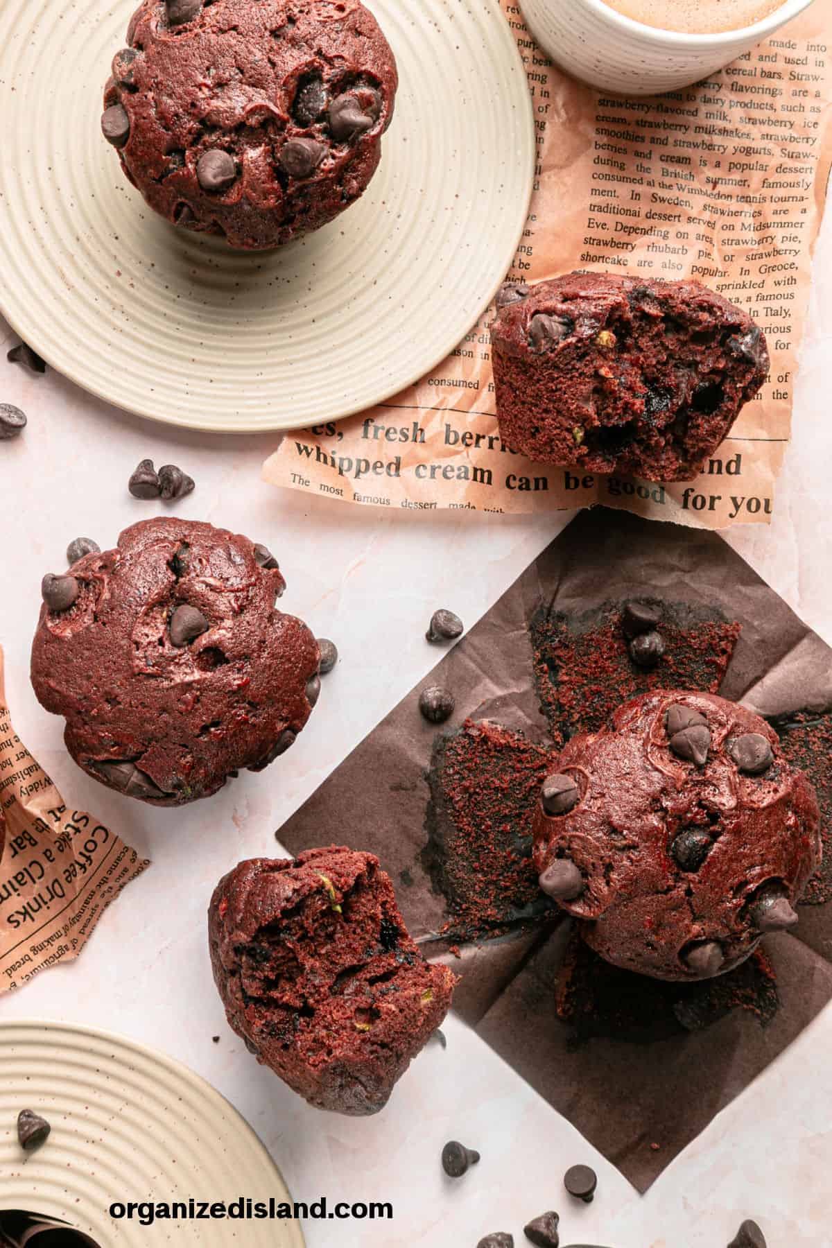 Easy Chocolate and Zucchini Muffins Recipe